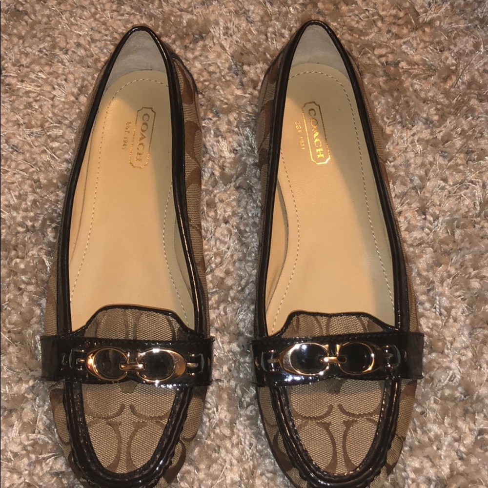 Brown Coach Loafers